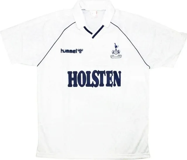 Hummel 1987-89 Tottenham Home Shirt - 6/10 - (Y)
