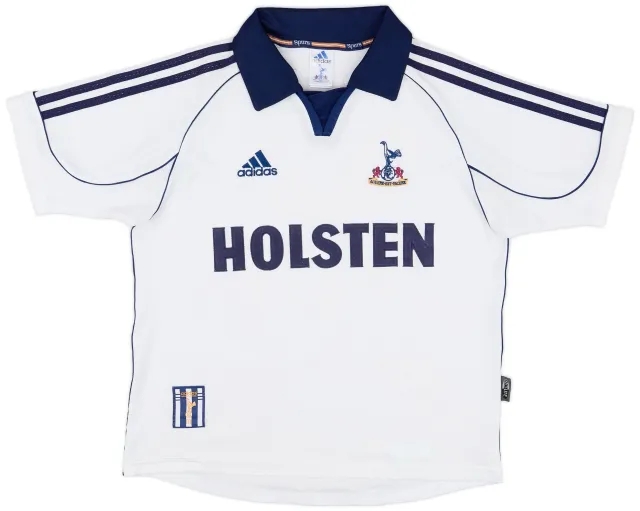 adidas 1999-01 Tottenham Home Shirt - 8/10 - (Y)