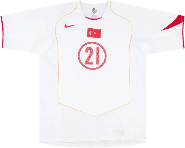Nike 2004-05 Turkey Match Issue Home Shirt Sas #21
