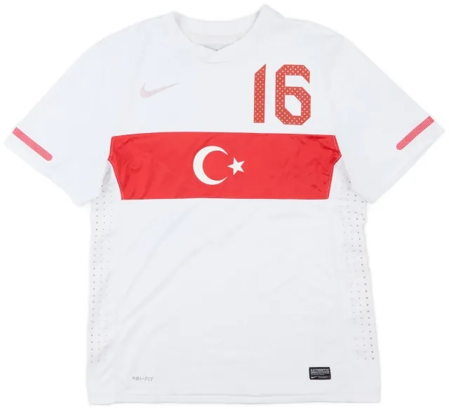 Nike 2010-11 Turkey Away Shirt #16 - 5/10 - (S)