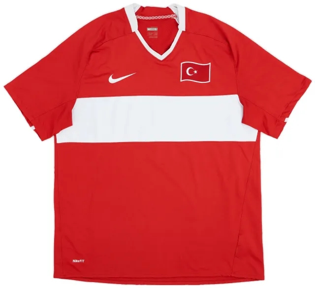 Nike 2008-10 Turkey Home Shirt - 8/10 - (L)
