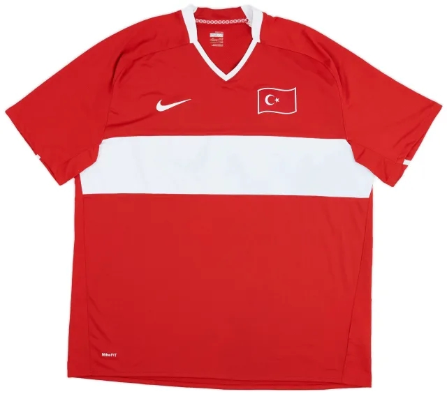 Nike 2008-10 Turkey Home Shirt - 8/10 - (XXL)