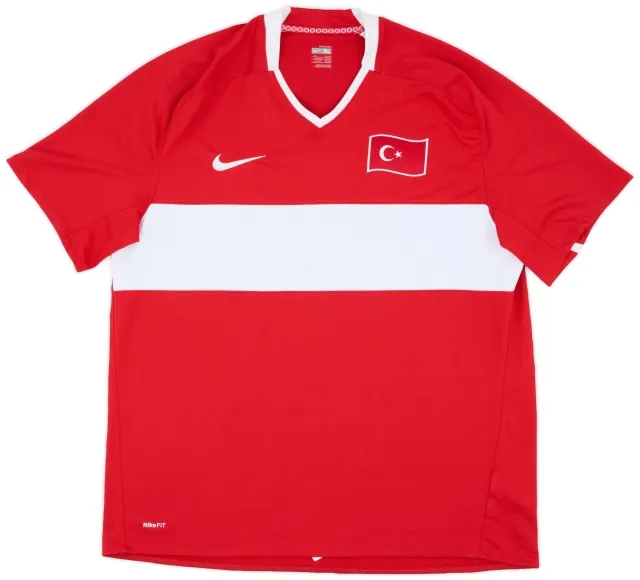 Nike 2008-10 Turkey Home Shirt - 6/10 - (XL)