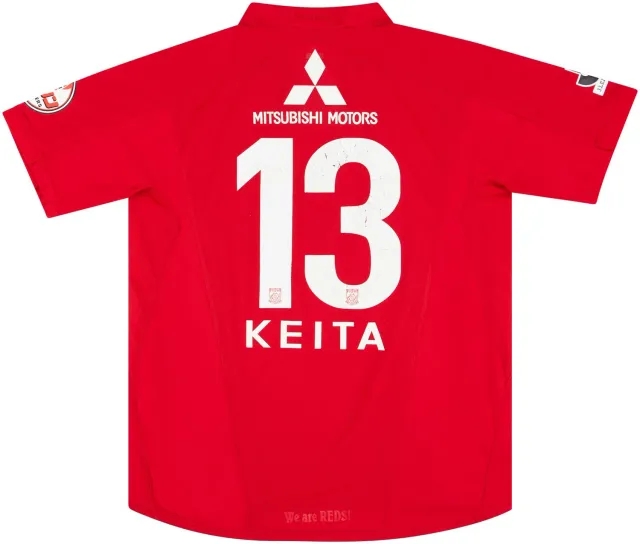Nike 2009 Urawa Red Diamonds Home Shirt Keita #13 - 6/10 - (L)