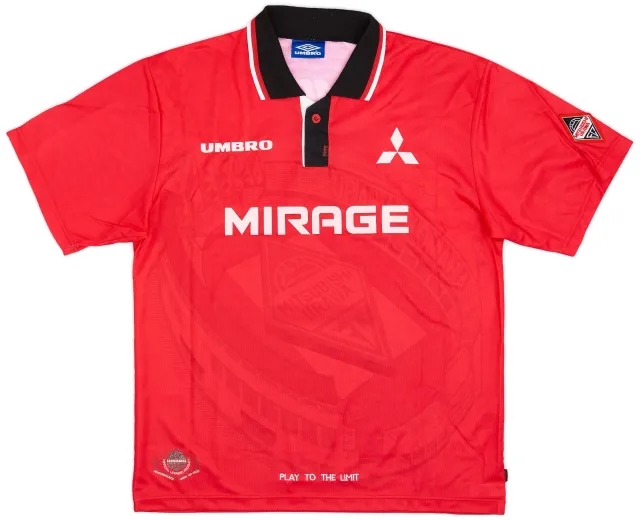 Umbro 1997 Urawa Red Diamonds Home Shirt - 8/10 - (L)