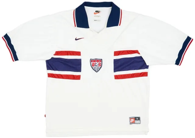 Nike 1995-98 USA Home Shirt - 8/10 - (S)