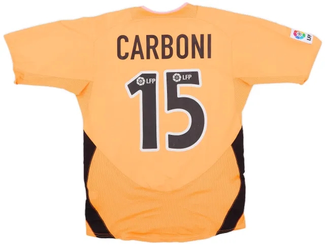 Nike 2003-04 Valencia Away Shirt Carboni #15 - 4/10 - (S)