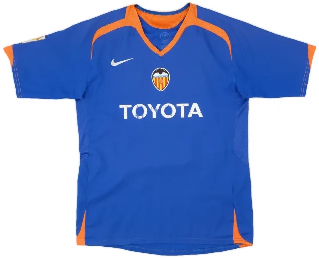 Nike 2005-06 Valencia Away Shirt - 5/10 - (XL.Boys)