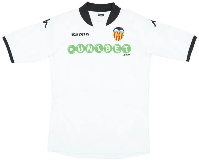 Kappa 2009-10 Valencia Home Shirt #2 - 6/10 - (L)