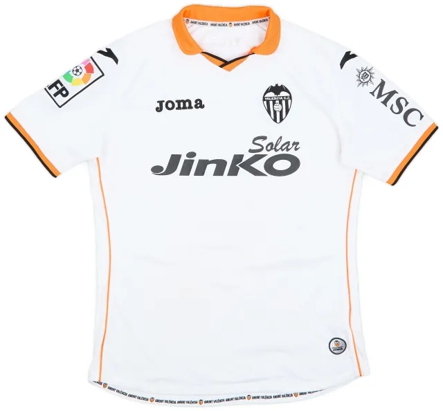 Joma 2013-14 Valencia Home Shirt - 7/10 - (S)