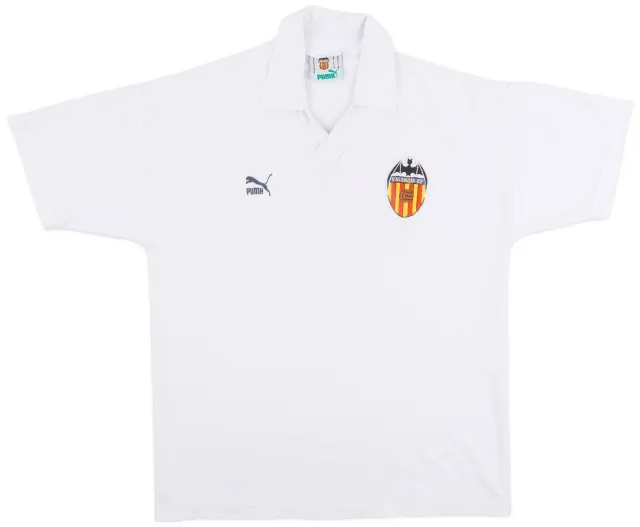 Puma 1990-92 Valencia Home Shirt - 9/10 - (M)