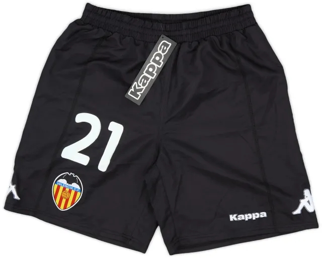 Kappa 2009-10 Valencia Player Issue Home Shorts #21 (S)
