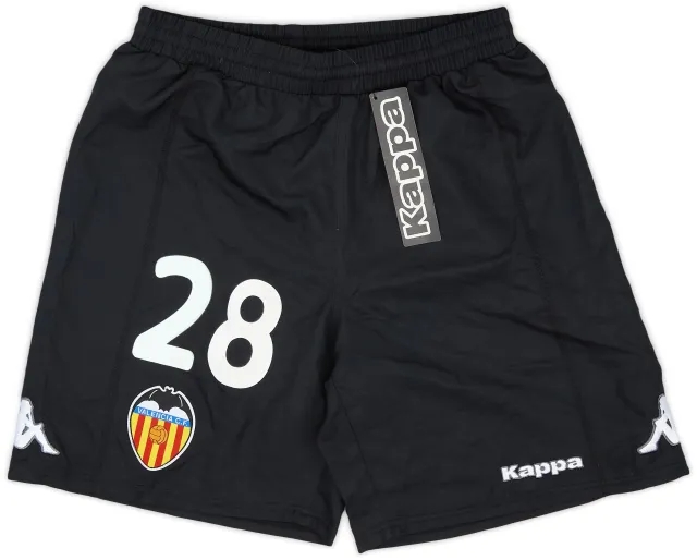 Kappa 2009-10 Valencia Player Issue Home Shorts #28 (S)