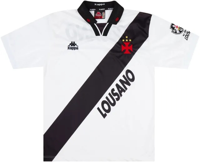 Kappa Vasco da Gama Mens SS Away Shirt 1996/97