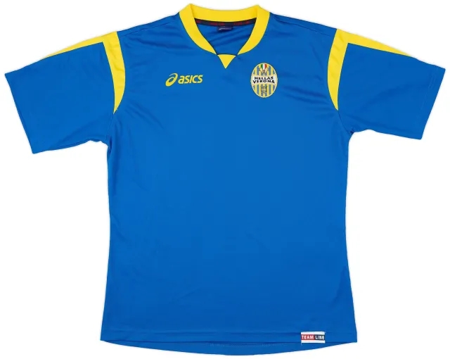 Asics 2009-10 Hellas Verona Home Shirt - 9/10 - (M)
