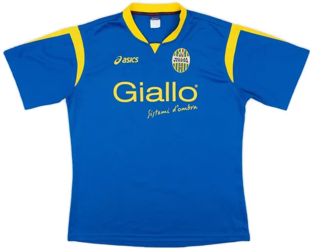 Asics 2009-10 Hellas Verona Home Shirt - 7/10 - (XL)