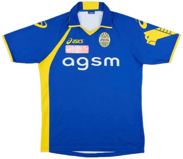 Asics 2011-12 Hellas Verona Home Shirt - 7/10 - (M)