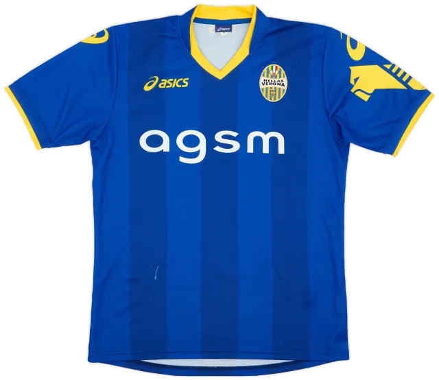 Asics 2012-13 Hellas Verona Home Shirt - 7/10 - (M)