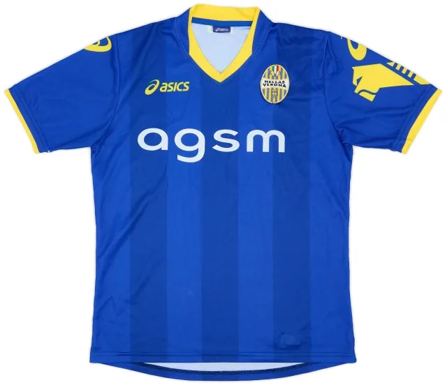 Asics 2012-13 Hellas Verona Home Shirt - 7/10 - (M)