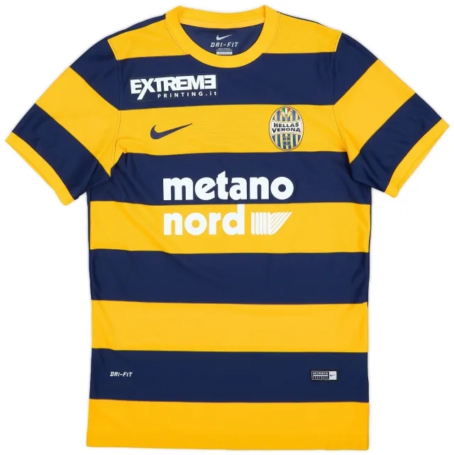 Nike 2016-17 Hellas Verona Home Shirt - 9/10 - (M)