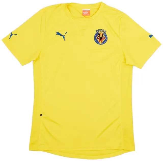 Puma 2010-11 Villarreal Home Shirt - 10/10 - (M)