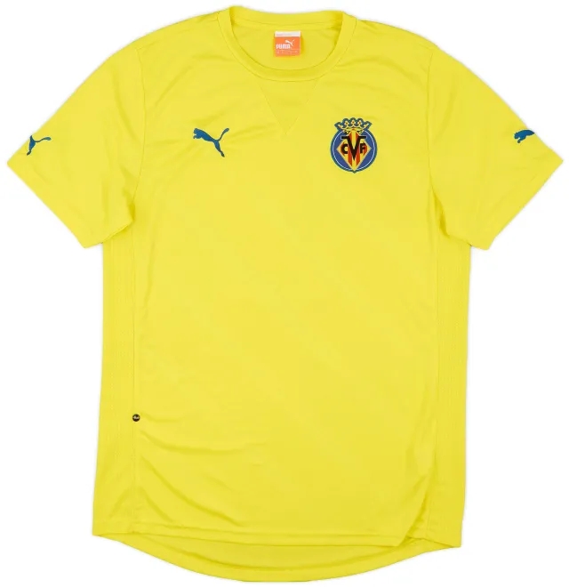 Puma 2010-11 Villarreal Home Shirt - 9/10 - (L)