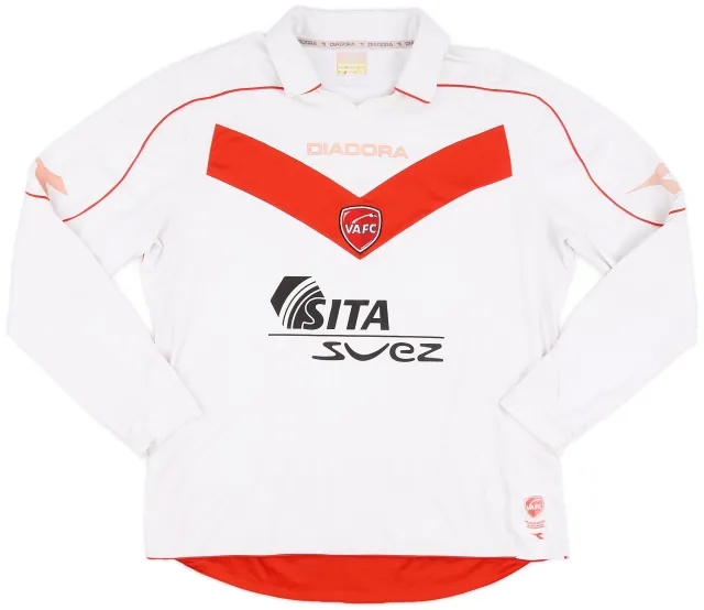 Diadora 2008-09 Valenciennes Away L/S Shirt - 4/10 - (XL)