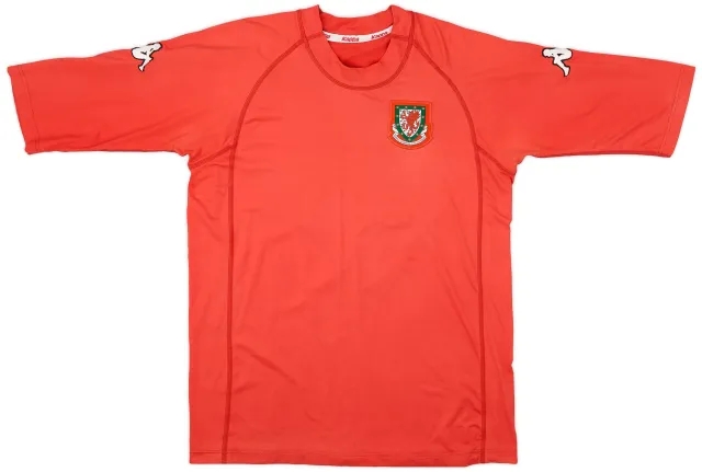 Kappa 2000-01 Wales Home Shirt - 7/10 - (S)