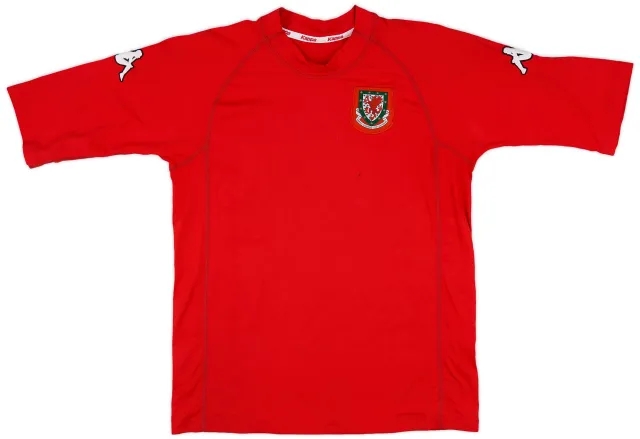 Kappa 2000-01 Wales Home Shirt - 8/10 - (M)