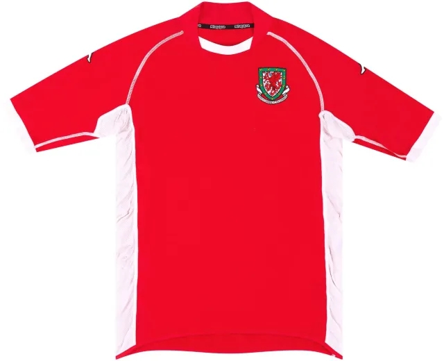 Kappa 2002-04 Wales Home Shirt - 6/10 - (S)