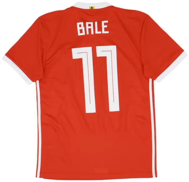 Umbro 2016-17 Wales Home Shirt Bale #11 - 8/10 - (S)