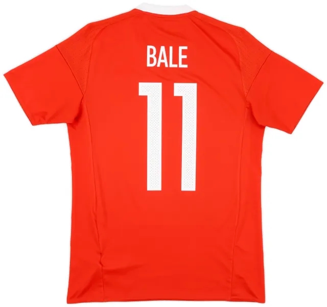 Umbro 2016-17 Wales Home Shirt Bale #11 - 9/10 - (S)