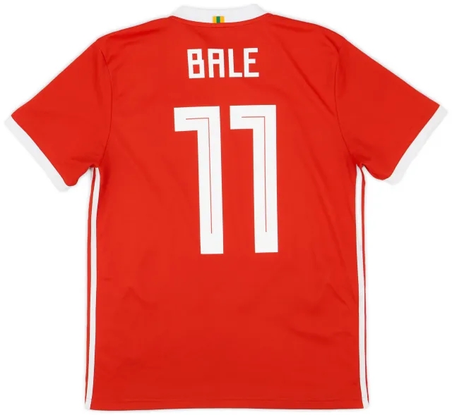 adidas 2018-19 Wales Home Shirt Bale #11 - 7/10 - (M)