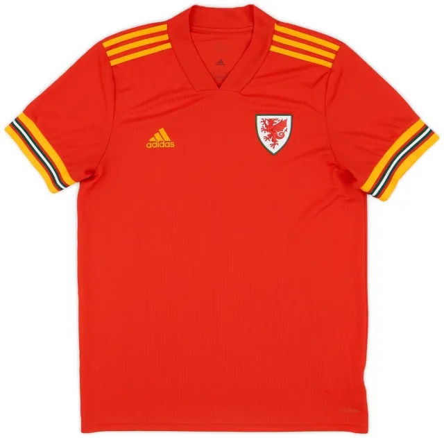 adidas 2020-21 Wales Home Shirt - 8/10 - (L)