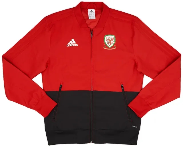 2018-19 Wales adidas Track Jacket - 10/10 - (S)