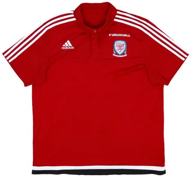 2016-17 Wales adidas Polo Shirt - 6/10 - (XL)