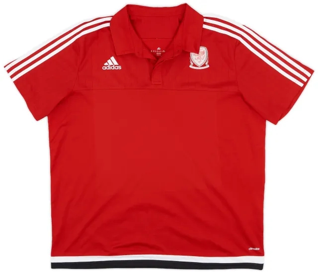 2016-17 Wales adidas Polo Shirt - 8/10 - (XXL)