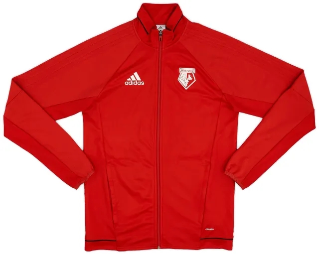 2017-18 Watford adidas Track Jacket - 8/10 - (S)