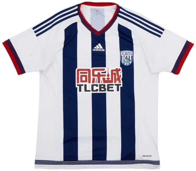 adidas 2015-16 West Brom Home Shirt - 5/10 - (L)