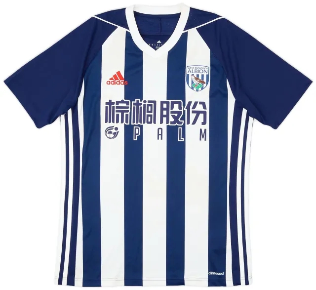 adidas 2017-18 West Brom Home Shirt - 6/10 - (S)