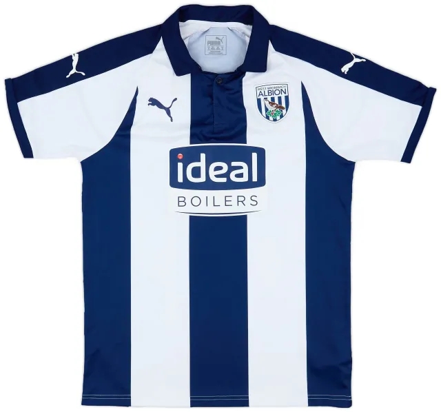 Puma 2018-19 West Brom Home Shirt - 9/10 - (M)