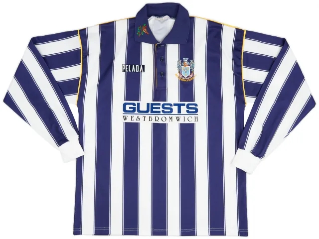 1994-95 West Brom Home L/S Shirt - 9/10 - (L)