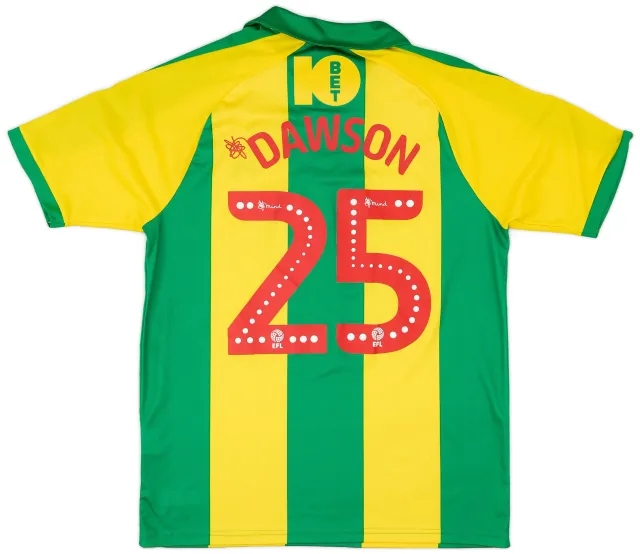 Puma 2018-19 West Brom Match Issue Third Shirt Dawson #25