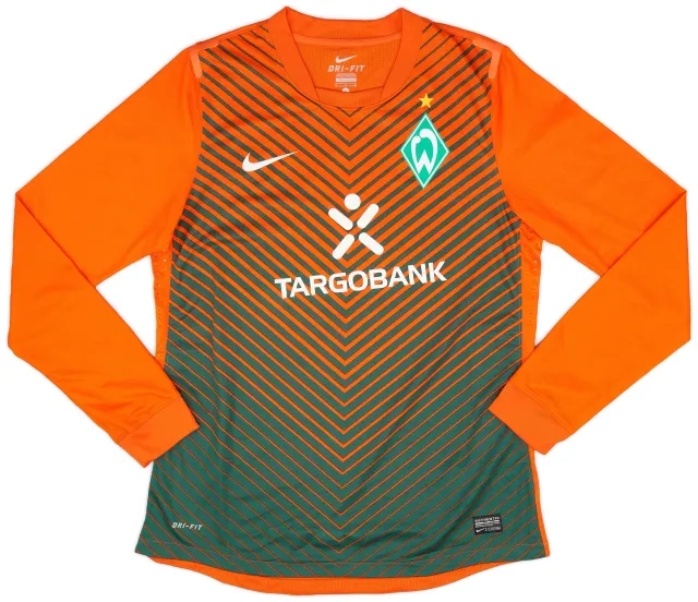 Nike 2011-12 Werder Bremen Player Issue Away L/S Shirt - 5/10 - (L)