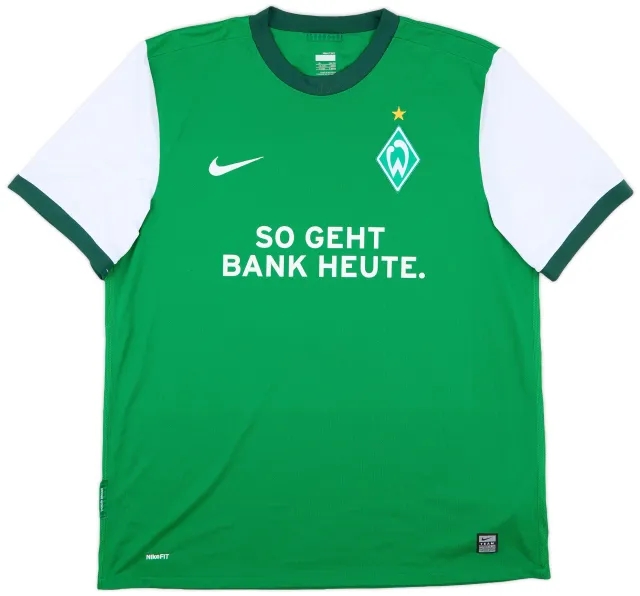 Nike 2009-10 Werder Bremen Home Shirt - 7/10 - (XL)