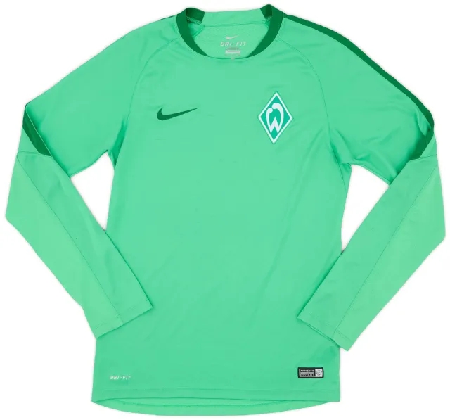 2015-16 Werder Bremen Nike Training L/S Shirt - 8/10 - (S)