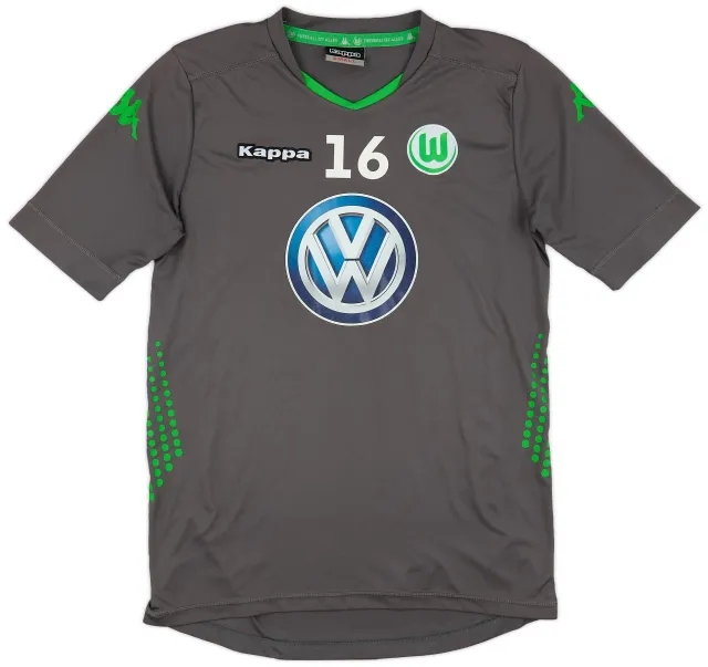 2014-15 Wolfsburg Player Issue Kappa Training Shirt #16 - 9/10 - (S)