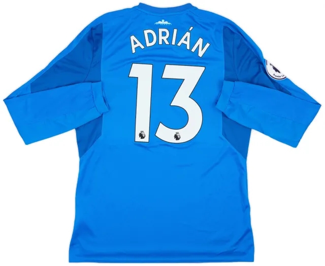 Umbro 2017-18 West Ham Match Issue GK Shirt Adrian #13