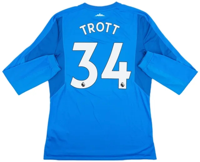 Umbro 2017-18 West Ham Player Issue GK Shirt Trott #34 - 9/10 - (L)