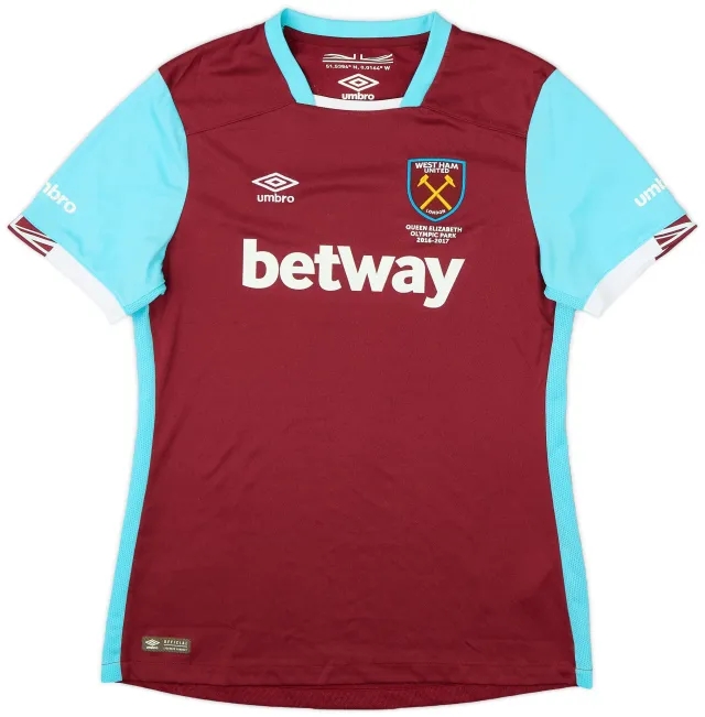Umbro 2016-17 West Ham Home Shirt - 9/10 - (Women's L)